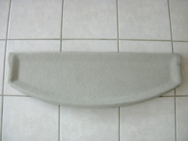 01 vw beetle tan cargo area security shade cover