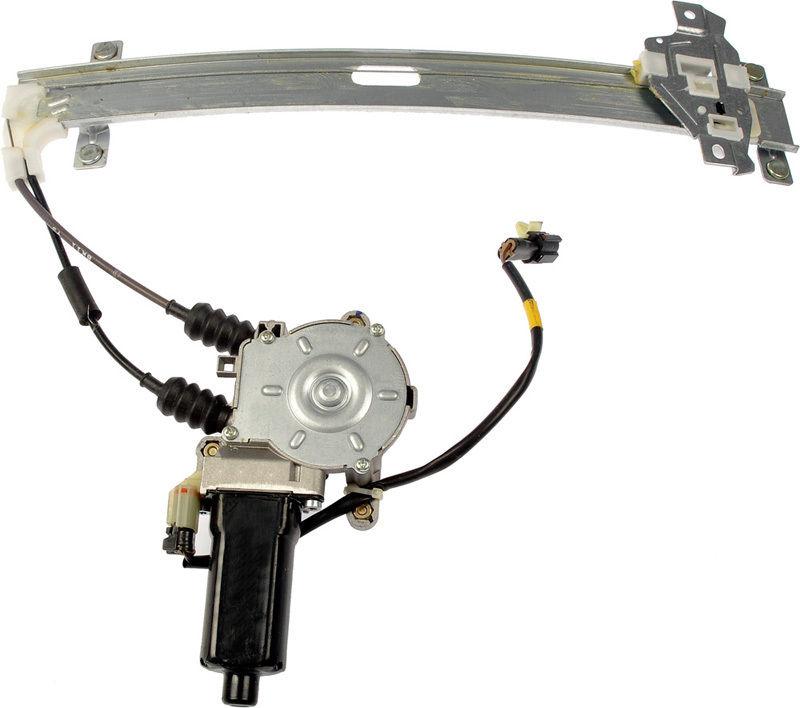 One new rear left power window regulator with motor dorman 741-286