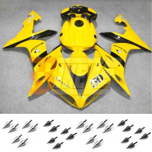 Free bolt kit! injection fairing kit for yamaha yzf 1000 r1 2004 2005 2006 am