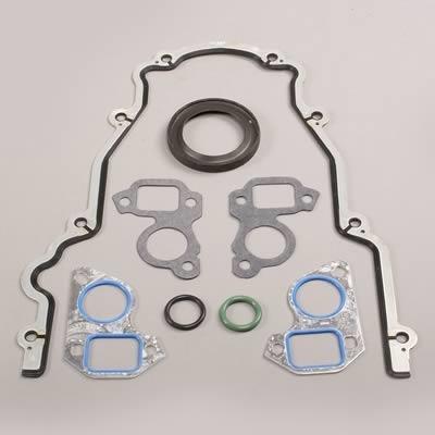 Fel-pro feltcs45993 chevy timing cover gaskets cork/rubber v8 kit -  feltcs45993