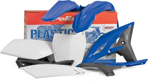 Polisport plastic kit - oe black/white  90273