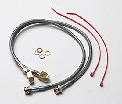 Skyjacker brake line braided stainless ford 1980-96 bronco f-150 rear 4-8" lift