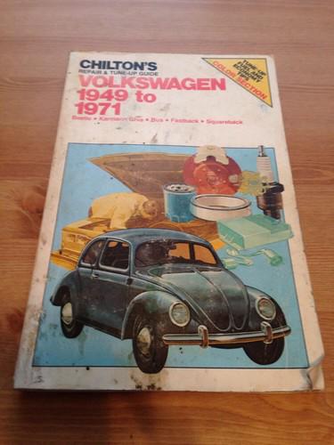 Chilton's volkswagen vw 1949-1971 beetle karmann ghia  bus fastback squareback