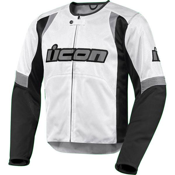 White xl icon overlord textile jacket