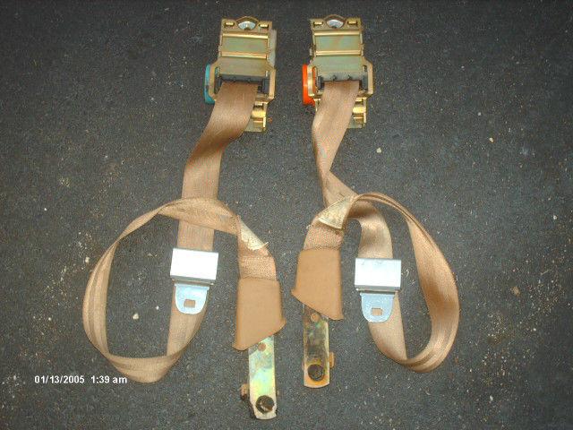 1978-1979-1980-1981 firebird camaro front shoulder strap seat belts