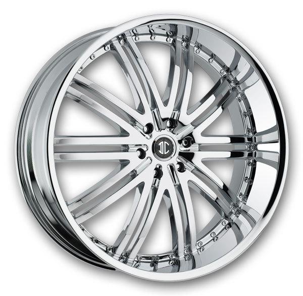 2 crave no11 22x9 chrome 5x115 5x120 +35mm 73.1mm