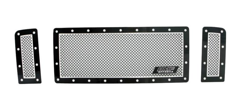 Bmf wheels black and machined mesh grille ford f250 f350 f450 08-10 super duty