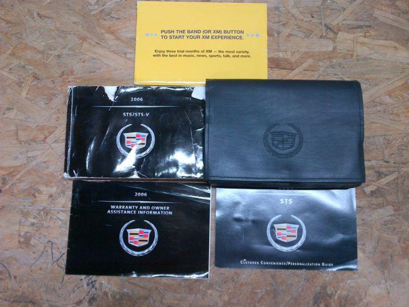 06 cadillac sts owners manual / handbook / guide  package