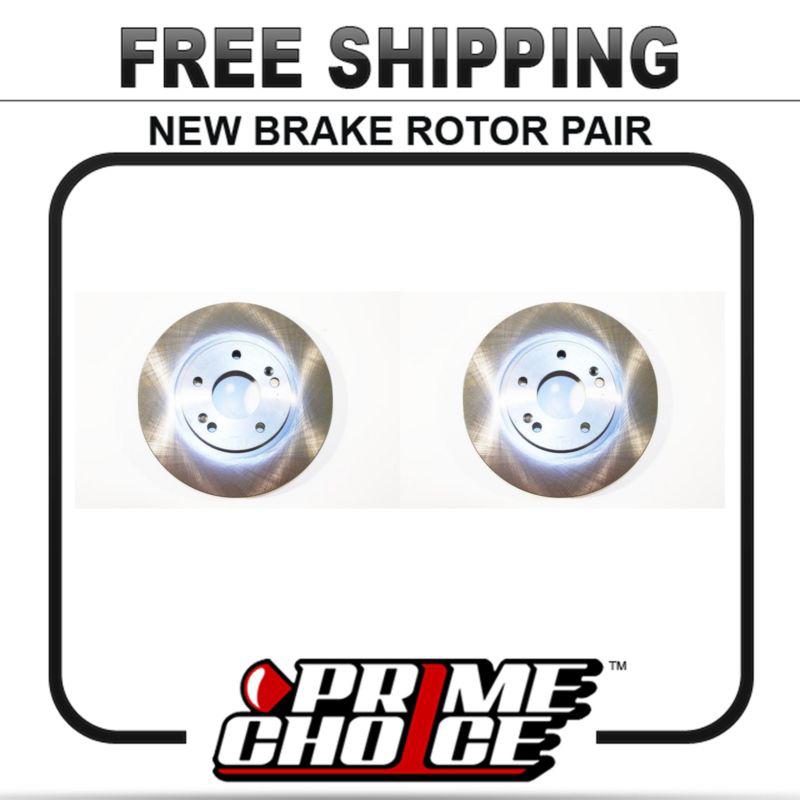 Pair of 2 premium front disc brake rotors new set kit for left and right side