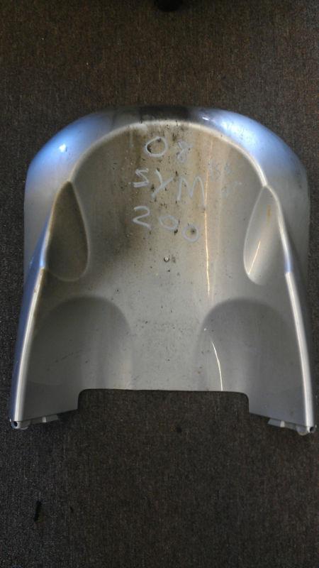 Used factory oem front under spoiler fairing titanium sym hd200 2008