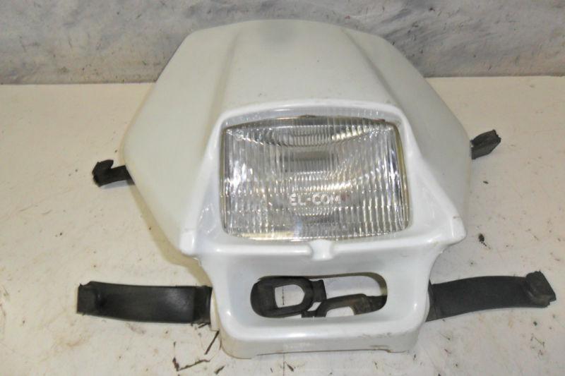 Honda xr crf universal aftermarket ufo headlight assembly & shroud