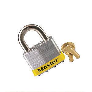 Master lock padlock, no.5, yellow bumper 5dpf