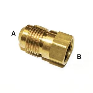 Anderson fittings coupling, female, 1/2" x 3/8" 406-86