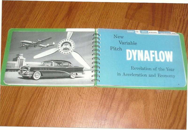 1955 buick original dealership showroom salesmans facts book 