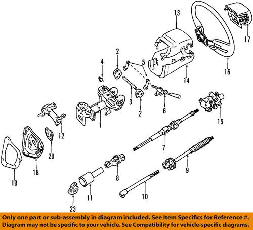 Toyota oem 4520335310 steering column-lower shaft