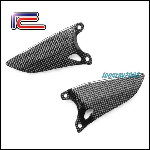 Rc carbon fiber heel guards ducati 1198 1098 sp r s 848 evo