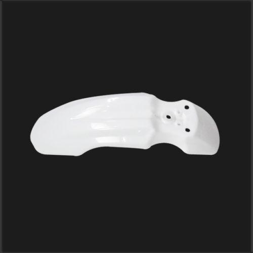 White front plate mud plastic fender f/ honda crf50 xr xr50 ssr dirt pit bike