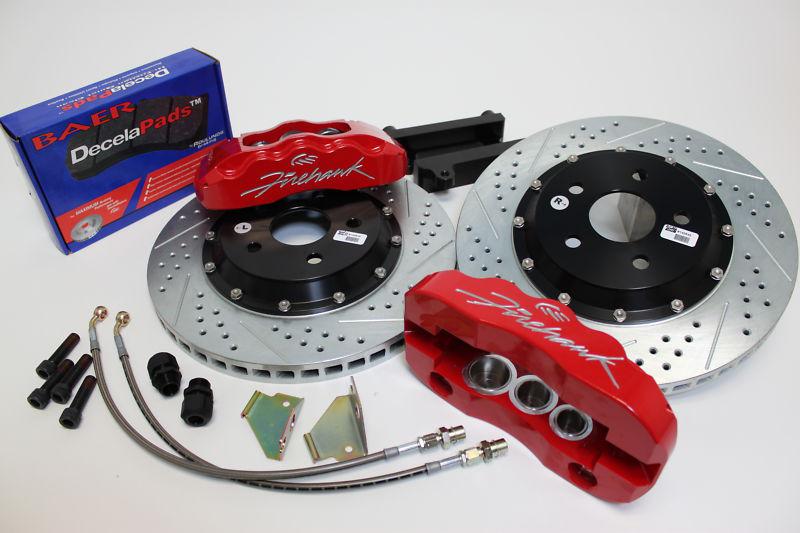 Camaro/firebird baer extreme+ 13" front brake kit firehawk calipers