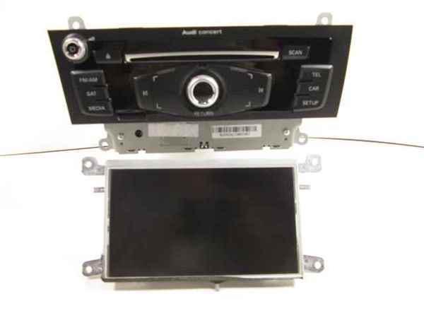 2013 audi a4 am fm cd player radio w/screen oem lkq