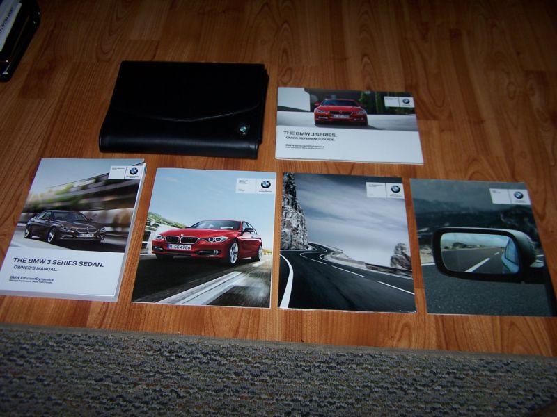 2012 bmw 328i 335i owners manual set with case free shipping