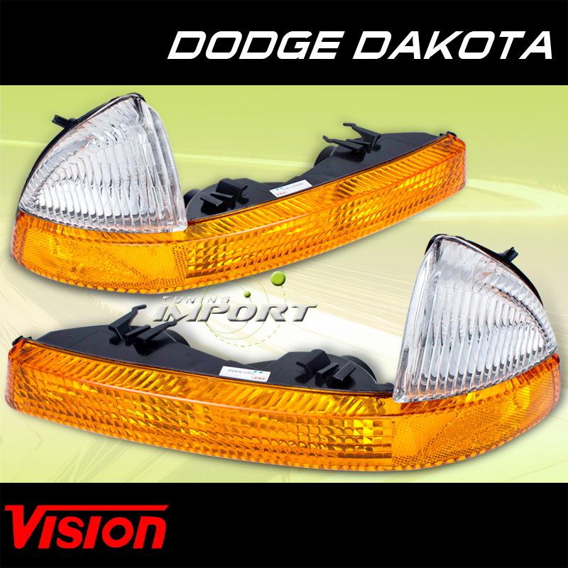 Dodge durango vision replacment new driver+passenger corner signal lights lamps