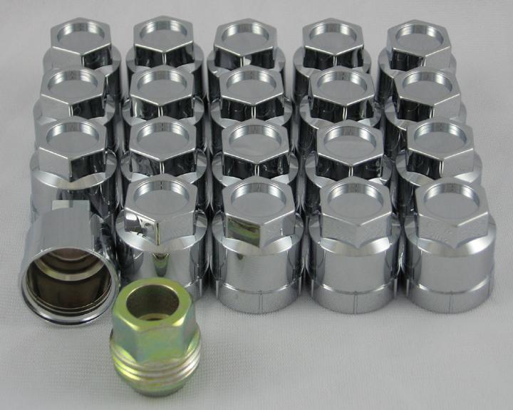 Chevy corvette camaro chrome lug nut covers caps early models free shipping new