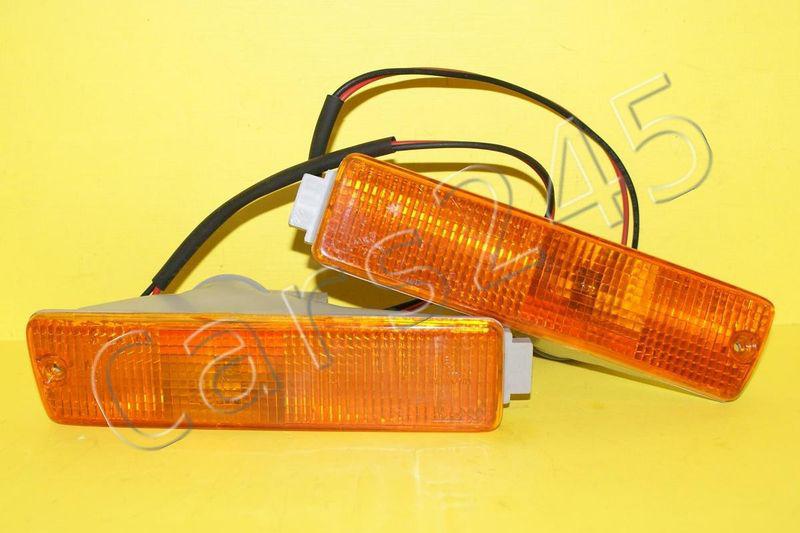 1987-1991 vw golf jetta mk2 amber corner lights turn signals left + right side