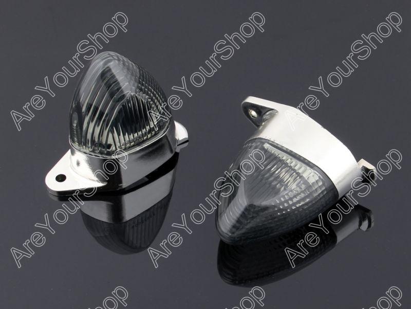 Rear turn signals lens for kawasaki zx6r 05-06 euro & us version zx10r 04-05 s