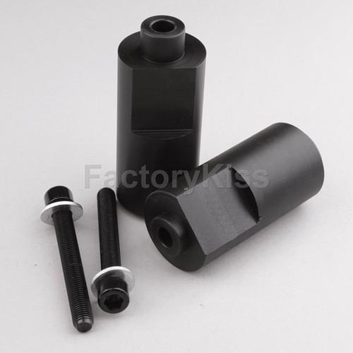 Gau motorcycle frame slider for yamaha yzf r1 04-06 black