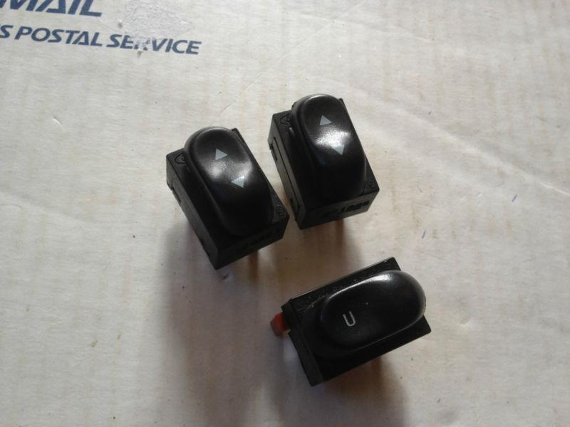 00 01 02 03 04 mustang coupe left drivers window button control switch set