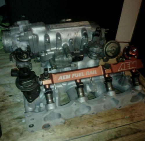 H22 f22 intake manifold aem fuel rail etc