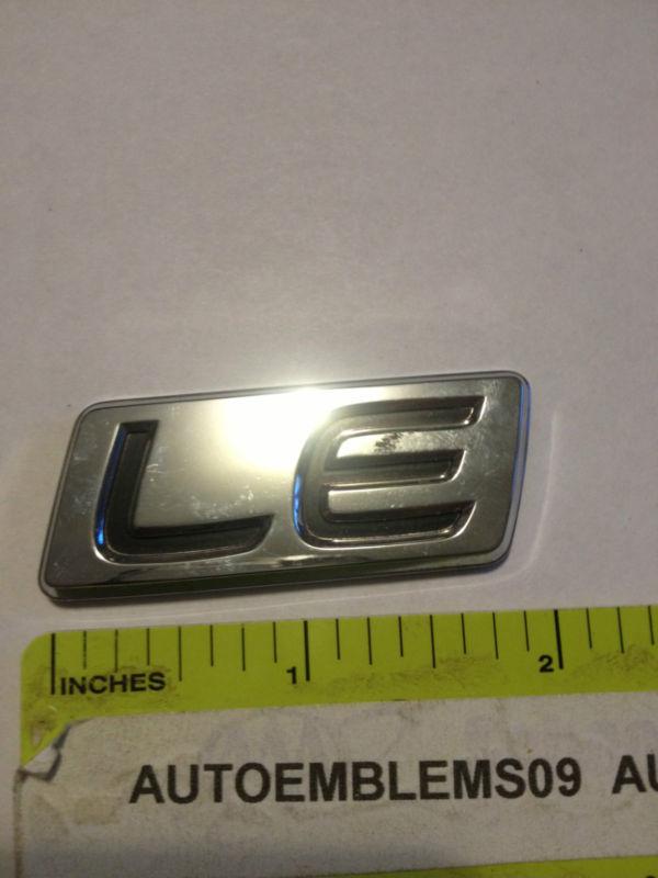 Toyota chrome le emblem used