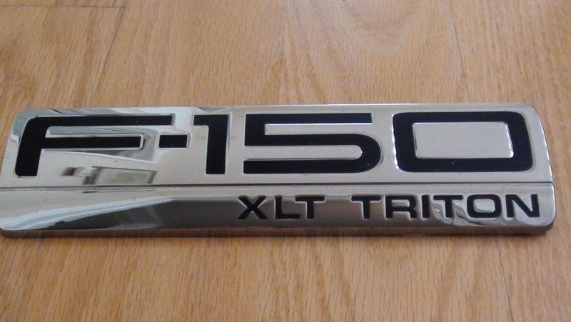 Ford f-150 xlt triton emblem 20.5 cm or 8 1/8" 