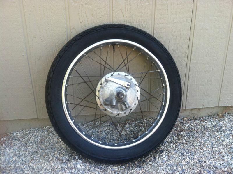 Vintage takasago 160a x 19" wheel rim nankang 3.25-19 tire front rear  a455