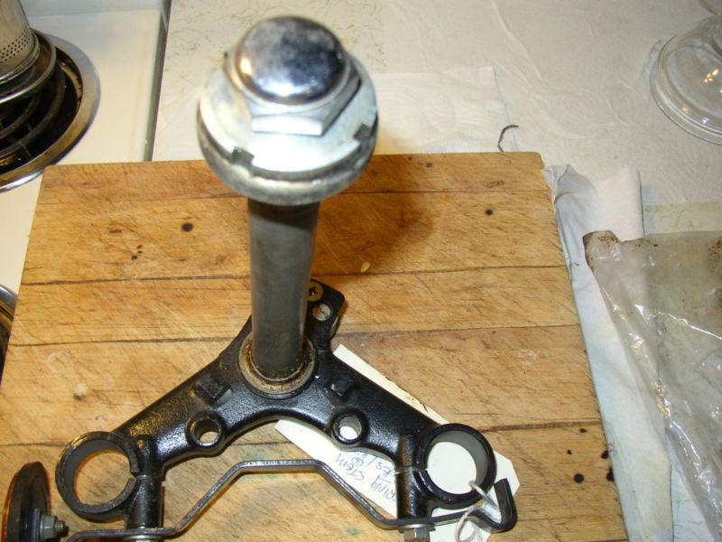  steering stem assembly with pinch bolts and washers / 1979 honda cm 185 t