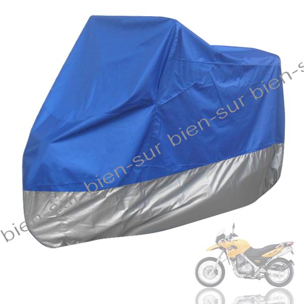 Motorcycle motor bike scooter waterproof uv dust protector rain cover blue xl