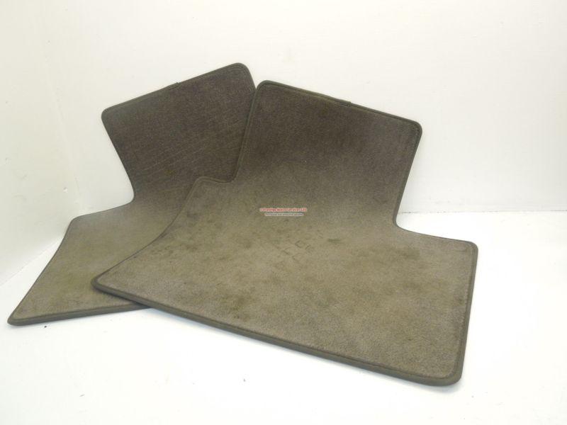 Audi a8 d2 fl grey pair of rear carpet floor mats	