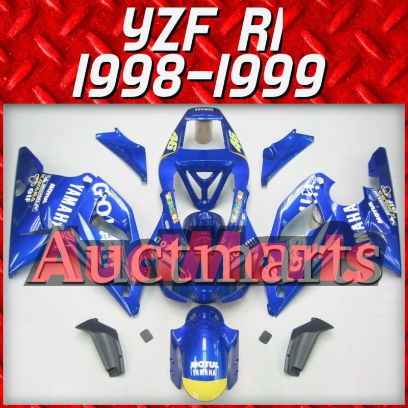 Fit yamaha yzf r1 98 99 yzfr1 1998 1999 1000 fairing kit bodywork c10 a9