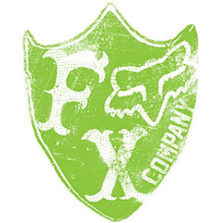 Fox racing decal motocross university sticker pack of 3 green monster 02104-004