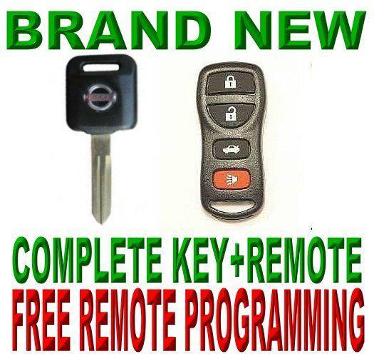 New nissan transponder chip key+ 4buttons keyless entry remote transmitter td1