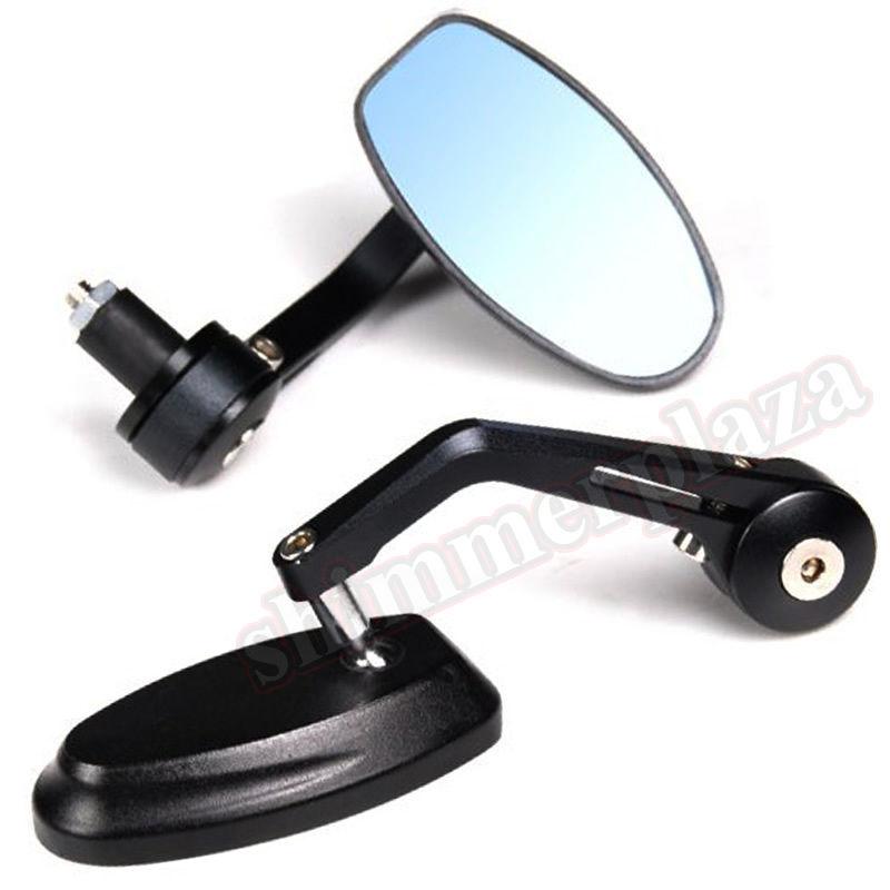 7/8" motorcycle bar end mirrors harley triumph ducati bmw monster cafe racer