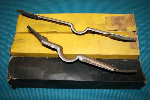 Three vintage exhaust hangers - 1950's oldsmobile(?)