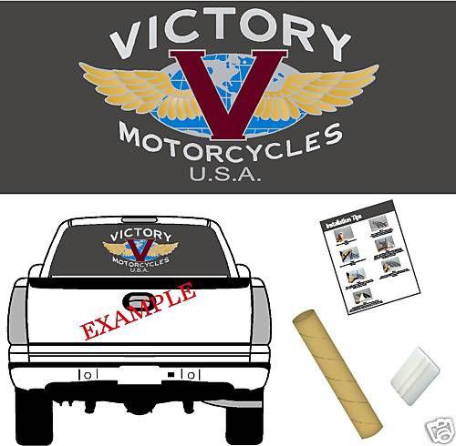 Victory motorcycles decal color vinyl sticker graphic