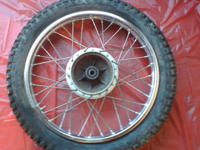 Rear wheel            1974 1975 1976 suzuki tc125 tc 125 s112