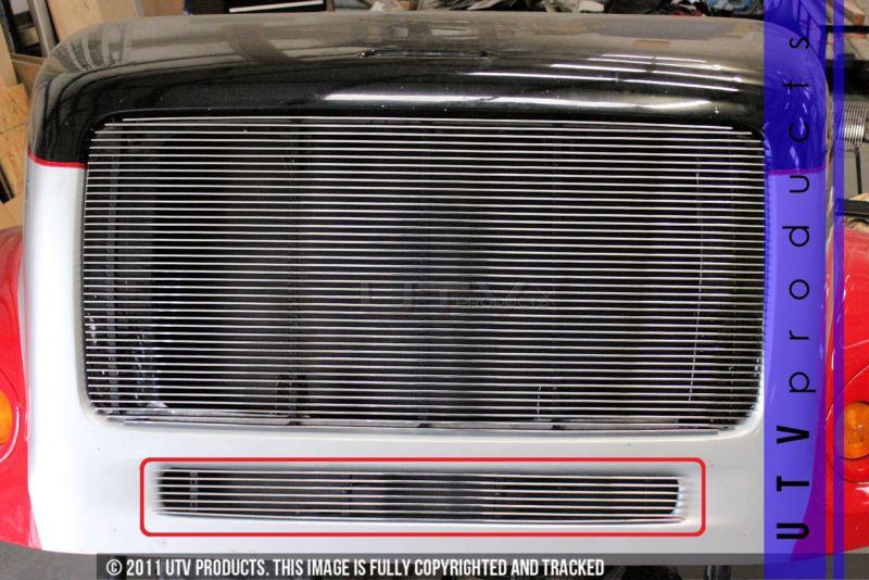 Freightliner fl 112 1pc custom bumper chrome billet grille kit fl112