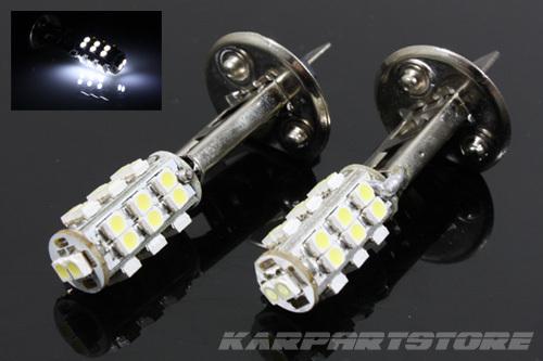 2x 26 smd led h1 bulbs drl white driving signal lamp drl headlight fog lights