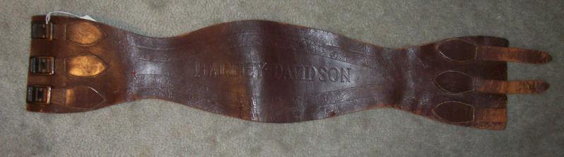 Antique harley davidson kidney belt 1940's very rare!!! 