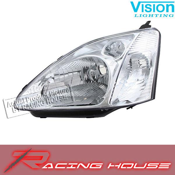 L/h headlight driver side lamp kit unit 2002-2003 honda civic si hatchback