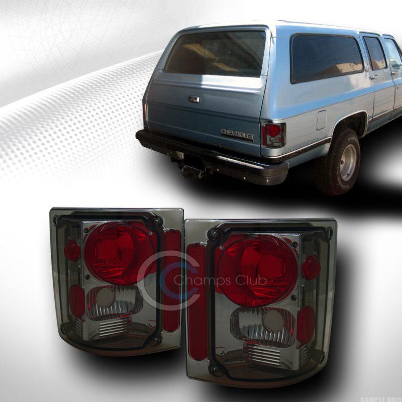 Euro smoke altezza tail light rear brake lamps 73-91 chevy/gmc c10 c/k truck suv