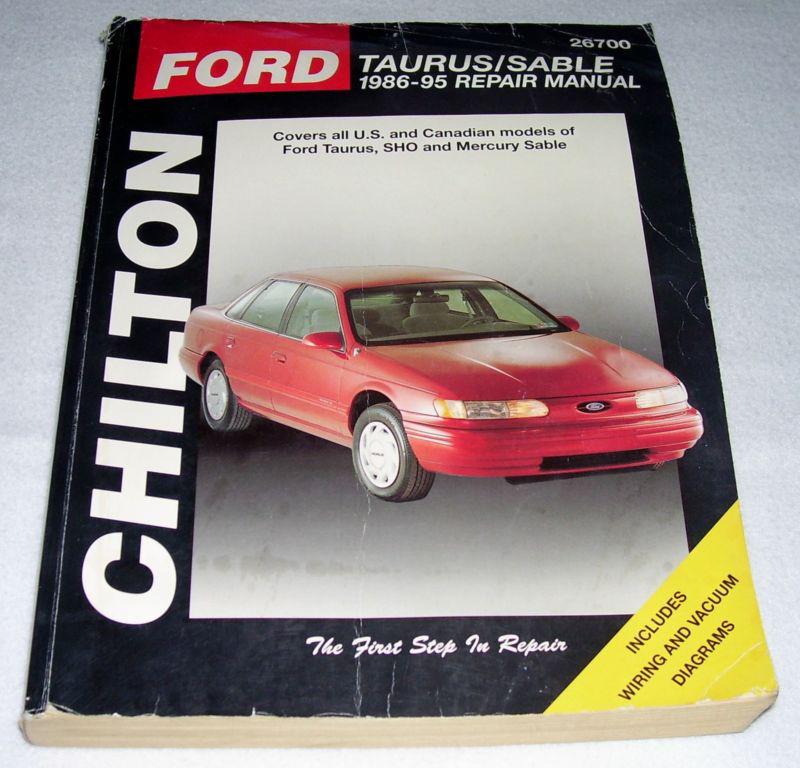 Chilton ford taurus / sable 1986-1995  automotive repair manual